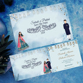 Plantable Perfectly Matched Sliding Wedding Invitation Card